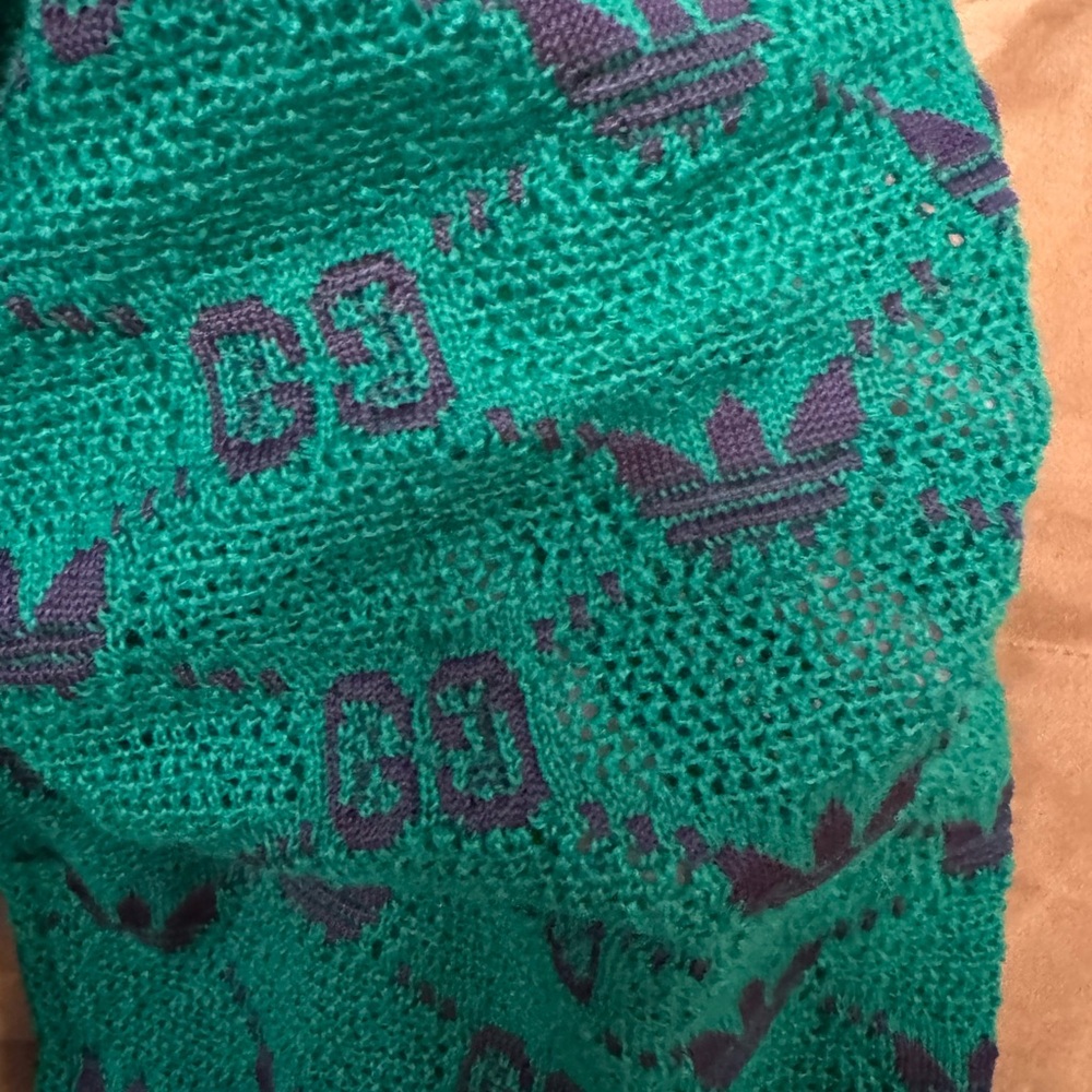 Authentic New With Tags Gucci x Adidas GG Logo Monogram Knit Joggers - Picture 6 of 7